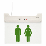 Cartel Led Señalizador baños Sica