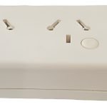 Zapatilla 2 Tomas Sin Cable De Superficie Richi Color Marfil