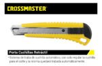 Cutter Porta Cuchilla Retráctil 18mm Crossmaster 9932822 - Image 2