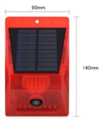 Alarma Autónoma Solar + Carga Usb Sirena Sensor Control - Image 7