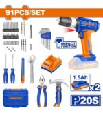 Juego De Herramientas 91 Piezas Wadfow Con Atornillador - Image 2