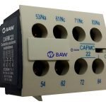 Bloque Contactos Auxiliares Baw Para Mini Contactor Na + Nc