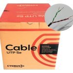 Cable Utp Cat5e 100% Cobre Bobina De 305m Negro 0.5mm