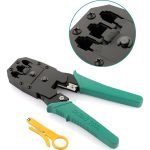 Pinza Crimpeadora Cables Red Rj45 Rj11 Rj9 + Pelacables