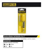 Destornillador De Bolsillo 4 En 1 Crossmaster - Image 2