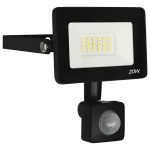 Reflector Baw 20w C/sensor De Movimiento - Luz Fría 6500k