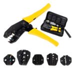 Crimpeadora Mordazas Intercambiables + Destornillador