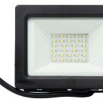 Reflector Led 30w Luz Dia Sica Negro Exterior 376722