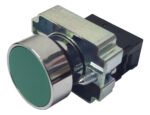 Pulsador Rasante Verde Aro Metalico 22 Mm Na Baw B5ba31 - Image 3