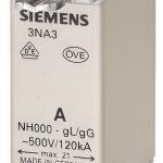 Cartucho Fusible Nh Tamaño 000 10a Siemens 3na3803