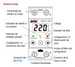 Protector Tension Digital Monofasico Baw Display Riel 32a - Image 2