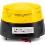 Luz Estroboscópica Led De 77mm De Diámetro F3 Ambar Pronext