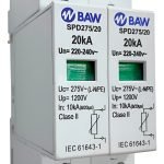 Protector Descargas Atmosfericas 1p+n 20ka Sobretension Baw
