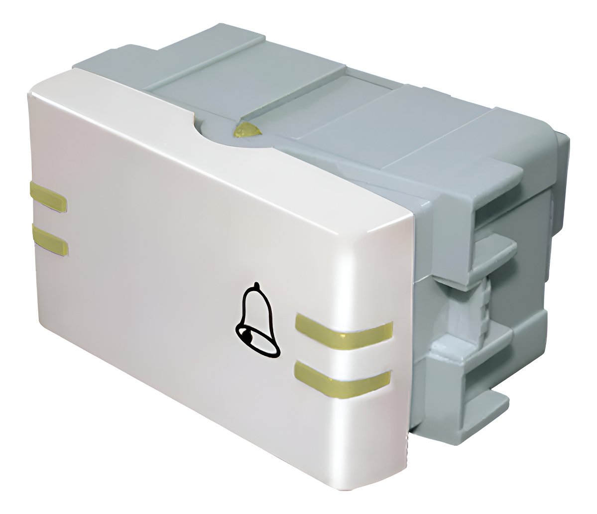 D_761242-MLA91941248750_092025-F.jpg Modulo Pulsador -jeluz Verona- Blanco -20052/0 Sin Luz X5 - Image 1