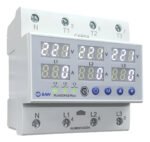 Protector Tensión Digital Trifásica 63a Baw Voltamperimetro