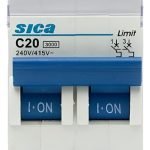 Interruptor Termomagnetico Bipolar 20 Amp Sica Limit 782220