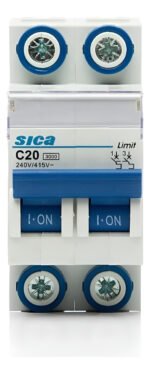 Interruptor Termomagnetico Bipolar 20 Amp Sica Limit 782220