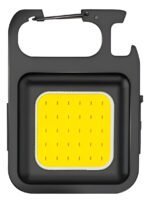 Mini Linterna Cob Led Recargable Usb Iman Llavero 3 Efectos