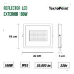 Proyector Reflector Led Baw 100w 220v 9000lm Luz Fria - Image 2