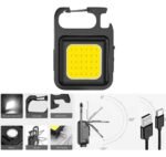 Mini Linterna Cob Led Recargable Usb Iman Llavero 3 Efectos - Image 3