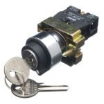 Selectora Con Cerradura Manual 2 Posiciones I-0 O22 1na Baw