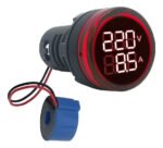 Ojo Buey Volt Amperímetro Baw 29mm 100amp Rojo 50 500volt