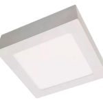 Plafon Led Para Aplicar Cuadrado 12w Luz Fria Pls010-12fw