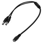 Cable Dc Alimentación Splitter De 1 A 2 Cámaras De Seguridad