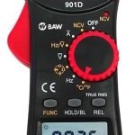Pinza Volt Amperometrica Baw Capacimetro True Rms Rm901d