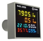 Multimedidor Digital De Energia Monofásico Baw 22mm Para Pan