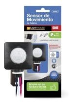 Sensor De Movimiento Exterior Mini Hasta 500w 120o Apto Led