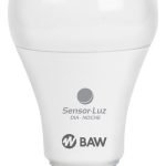 Lampara Led 11w Sensor Dia Noche Calido Fotocelula Baw Color