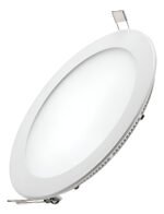Panel Led 12w Luz Fria Redondo De Embutir Baw Ple009-12fw