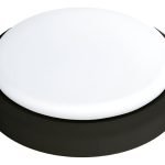 Tortuga Led Redonda 15w Luz Dia Interelec Negro