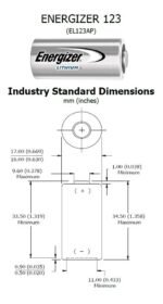 Pilas 123 Cr Energizer Lithium - Blister 1 Unidad - Image 2