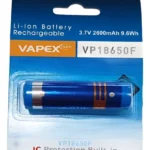 PILA RECARGABLE 18650F 2600mAh VAPEX