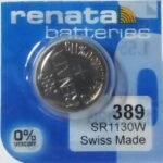 Pila Botón 389 1.55V 80mAh Óxido de Plata Renata