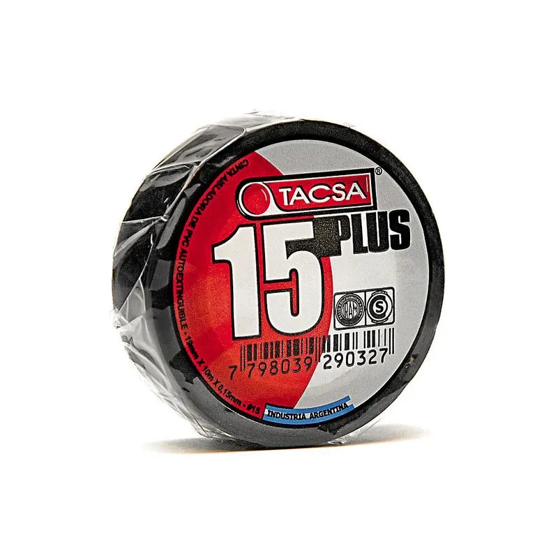 tacsa10m CINTA AISLADORA negra 19mm x 0,15mm x 10mts TACSA - Image 1