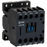 Mini Contactor 3p No + 1 Aux No 6a Bobina 24v Baw