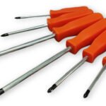 Set De 6 Destornilladores Phillips Naranja