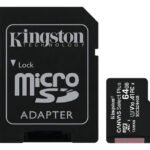 Tarjeta De Memoria Kingston Sdcs2/64gb Canvas Select Plus Con Adaptador Sd 64gb