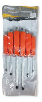 Set De 6 Destornilladores Phillips Naranja - Image 4