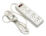 Prolongador Zapatilla Universal 4 Tomas Cable 3 Mts Cambre Blanco