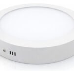 Plafon De Superficie 18w Redondo Luz Dia Sica Blanco