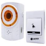 Timbre Inalámbrico Para Puertas Vatex Ra011 Flash Luminoso Blanco