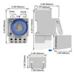 Interruptor Horario Diario - Semanal Analogico 16a 220vc Baw - Image 5
