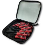 Set De 6 Destornilladores + 1 Buscapolo Con Estuche