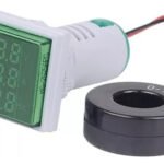 Mini Voltímetro 8-500 Amperimetro 100 Hz 20-75 Digital Baw