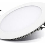 Plafon De Embutir 18w Redondo Luz Dia Sica Blanco