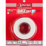 Cinta Doble Faz 18mm X 5mts Tacsa Blanco Doble Faz